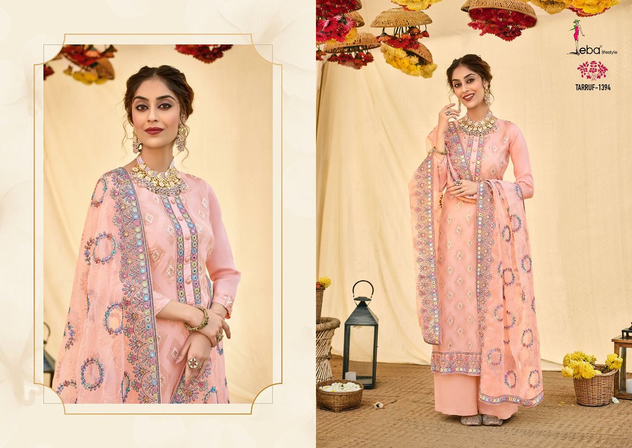 Eba Tarruf New Embroidery Fancy Festive Wear Designer Salwar Kameez Collection